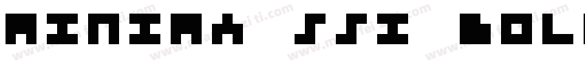 Minima SSi Bold Italic字体转换
